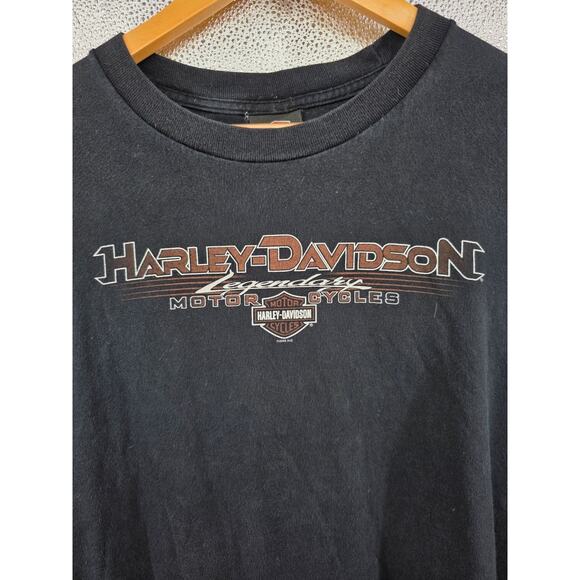 Harley-Davidson Monterey Bay Graphic T-Shirt 2XL Black Cotton - Picture 6 of 6